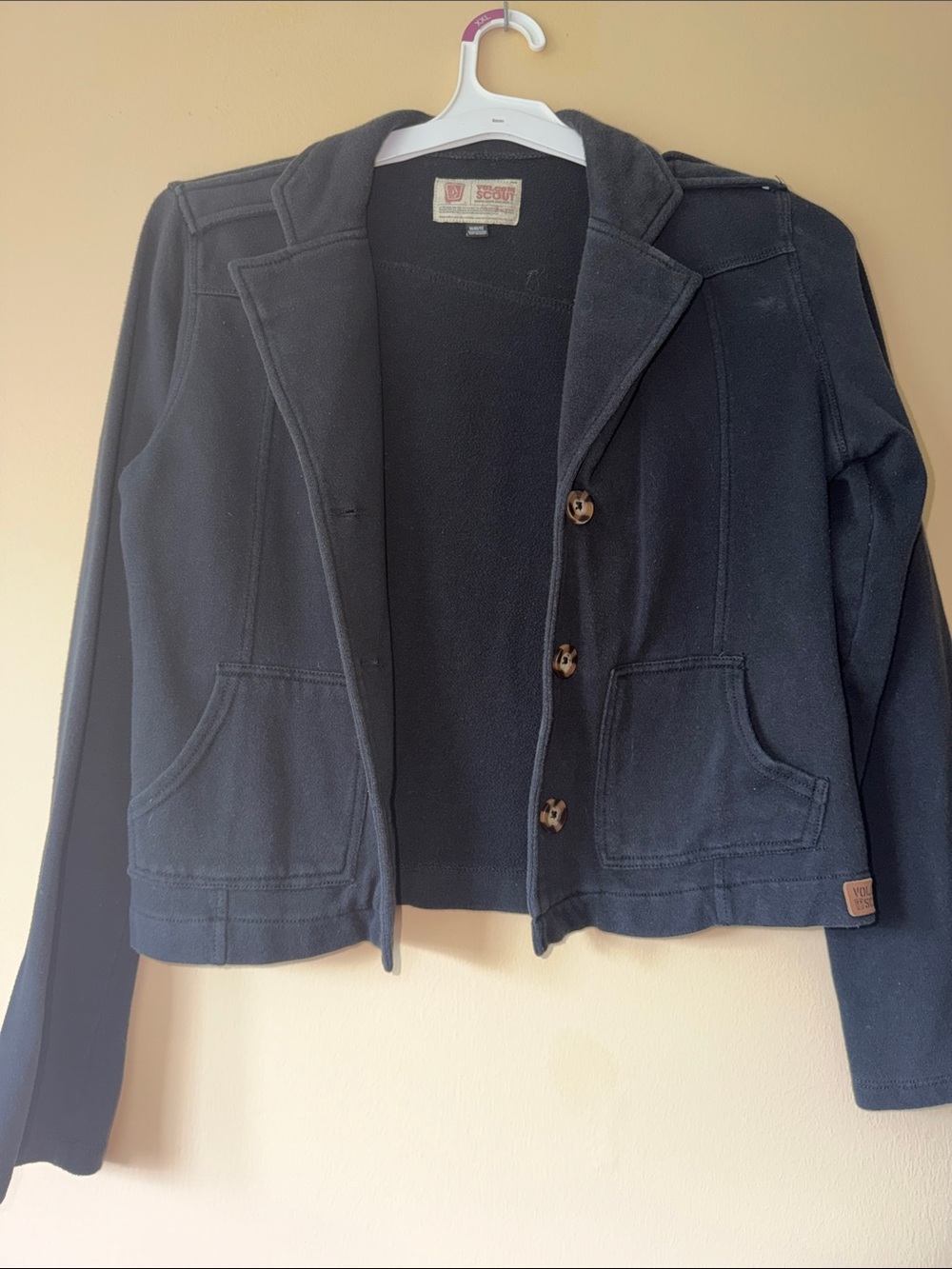 Volcom black Three-Button Casual Blazer Jacket